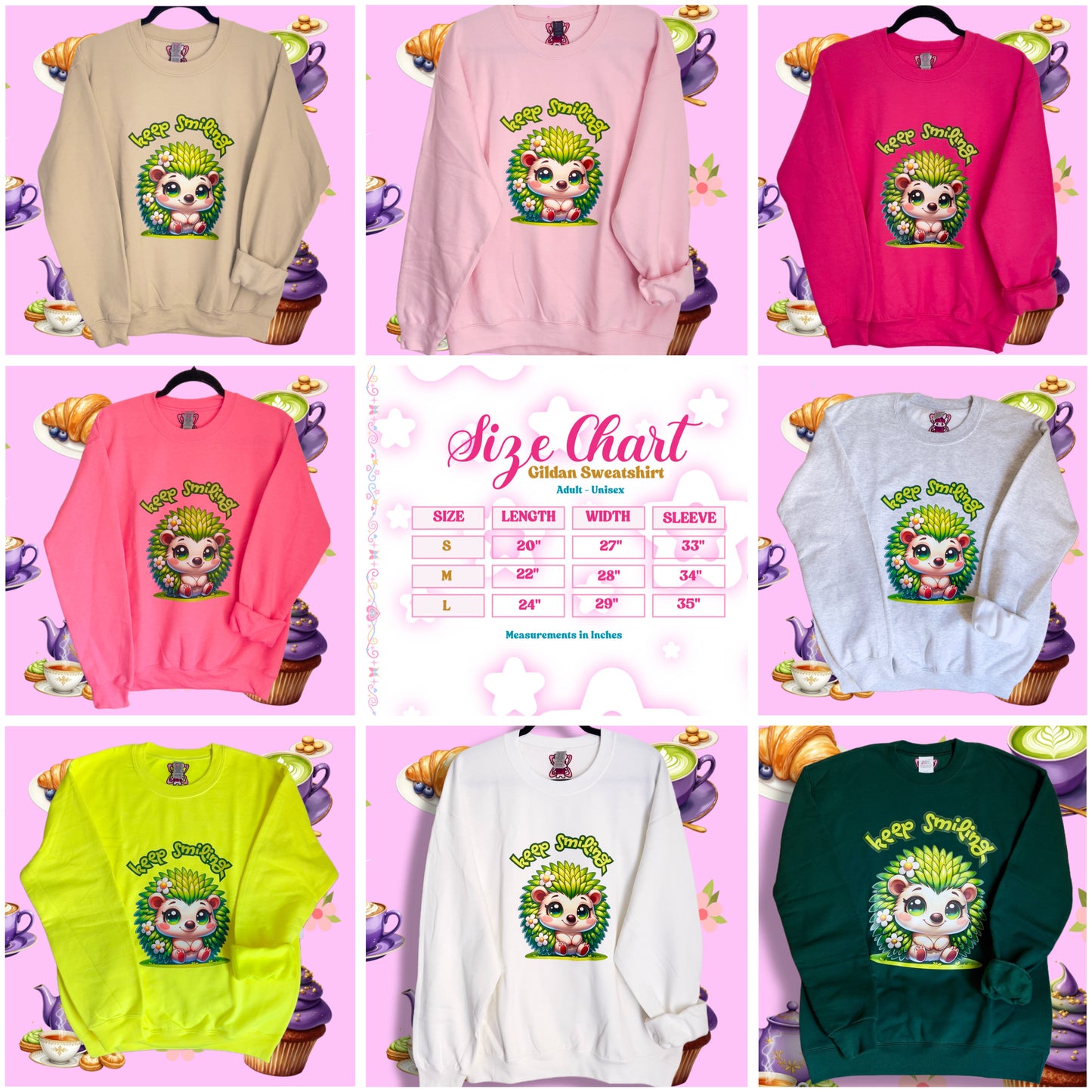 Keep Smiling Sweatshirts