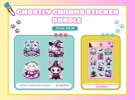 Ghostly Charms Sticker Bundle