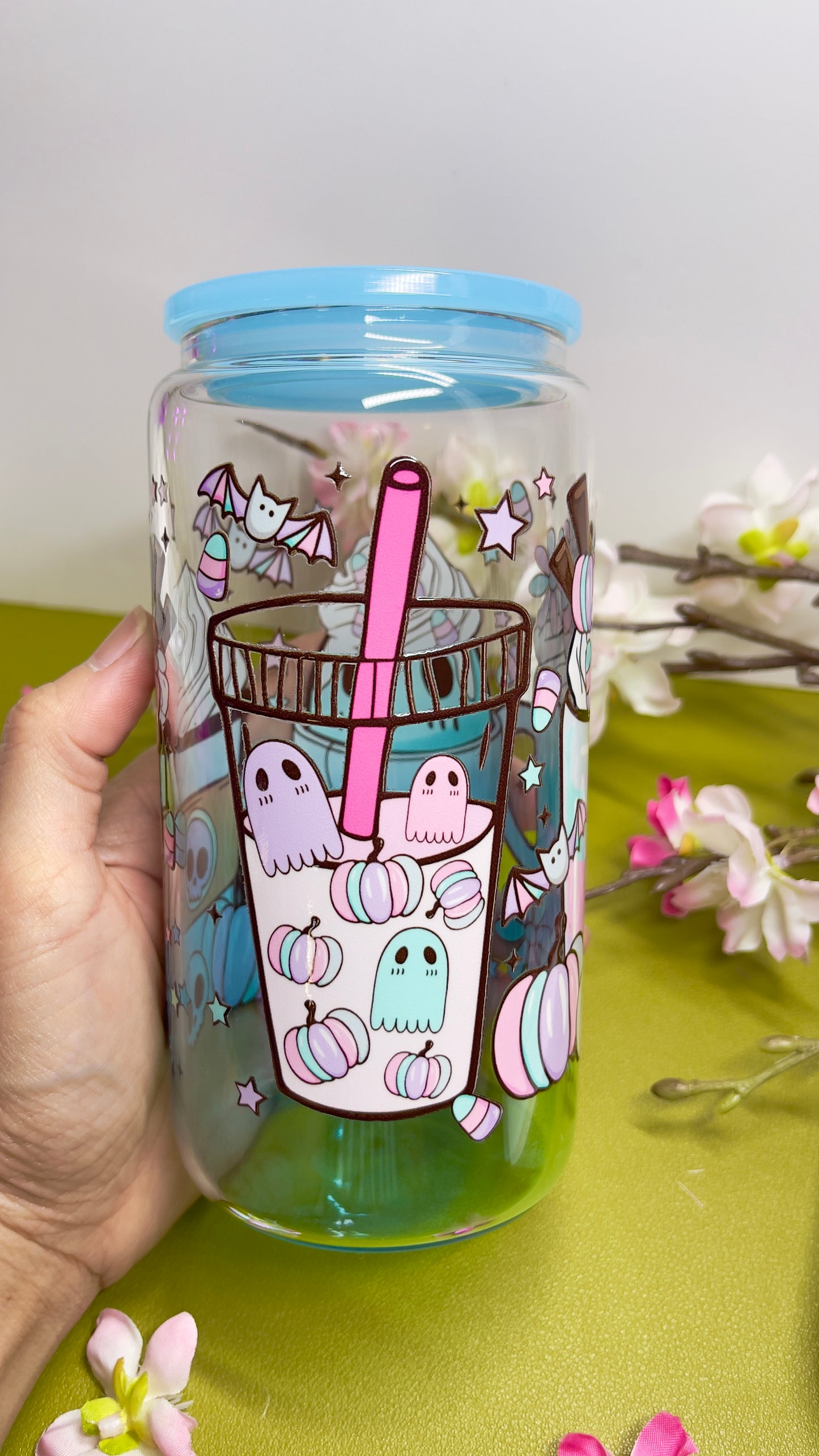 Spooky Sweet Treats Glass Can👻