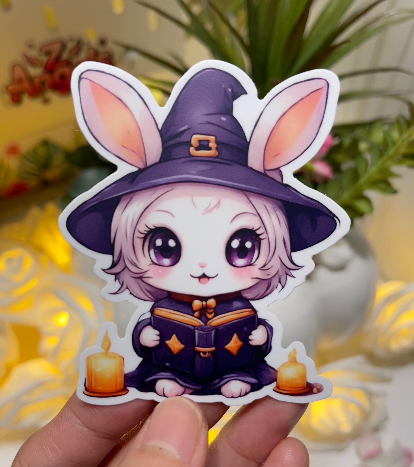 Bunny the Spell Caster Vinyl Sticker