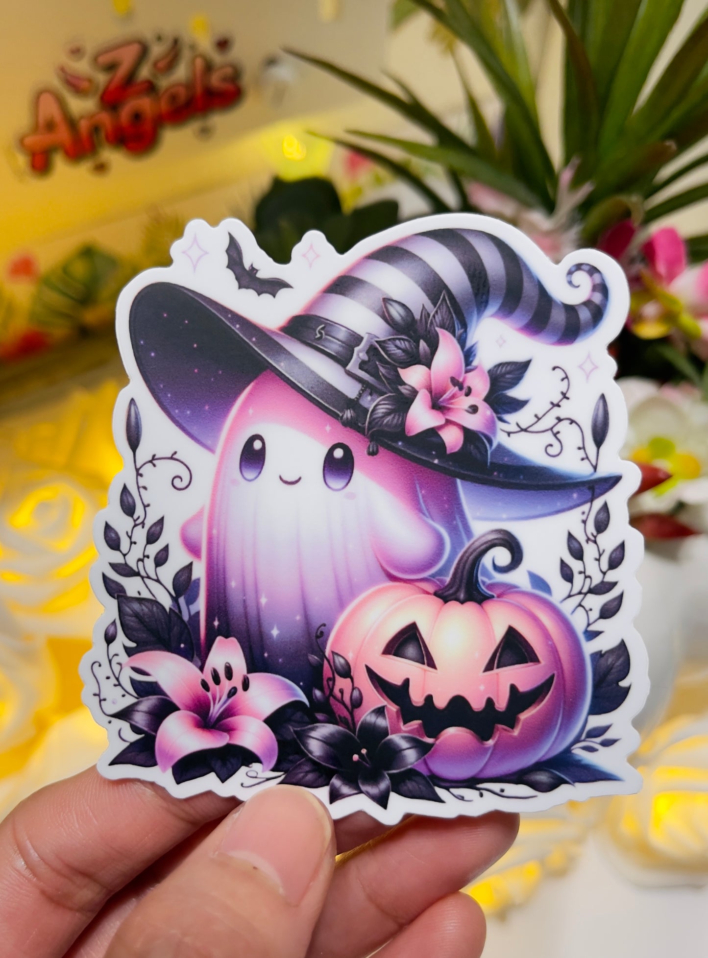 Boo-tifully Sweet Ghost Vinly Sticker