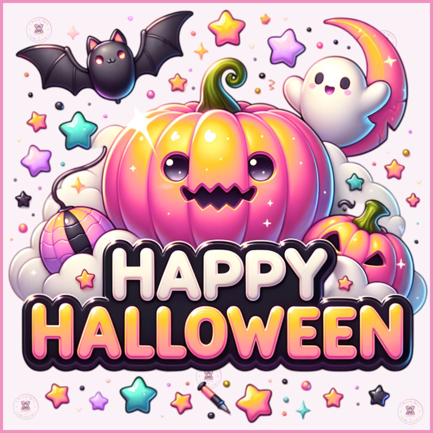 Cute Pumpkin Dreams 👻 DTF Transfers (up to 11"x11")