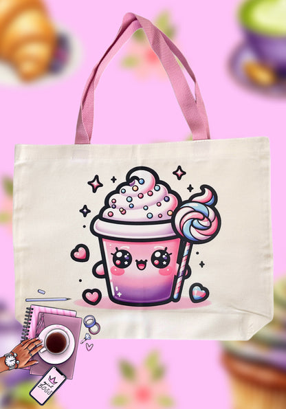 Pink Sweet Jolly Tote Bag