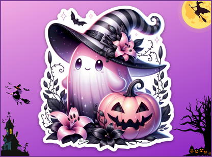 Boo-tifully Sweet Ghost Vinly Sticker
