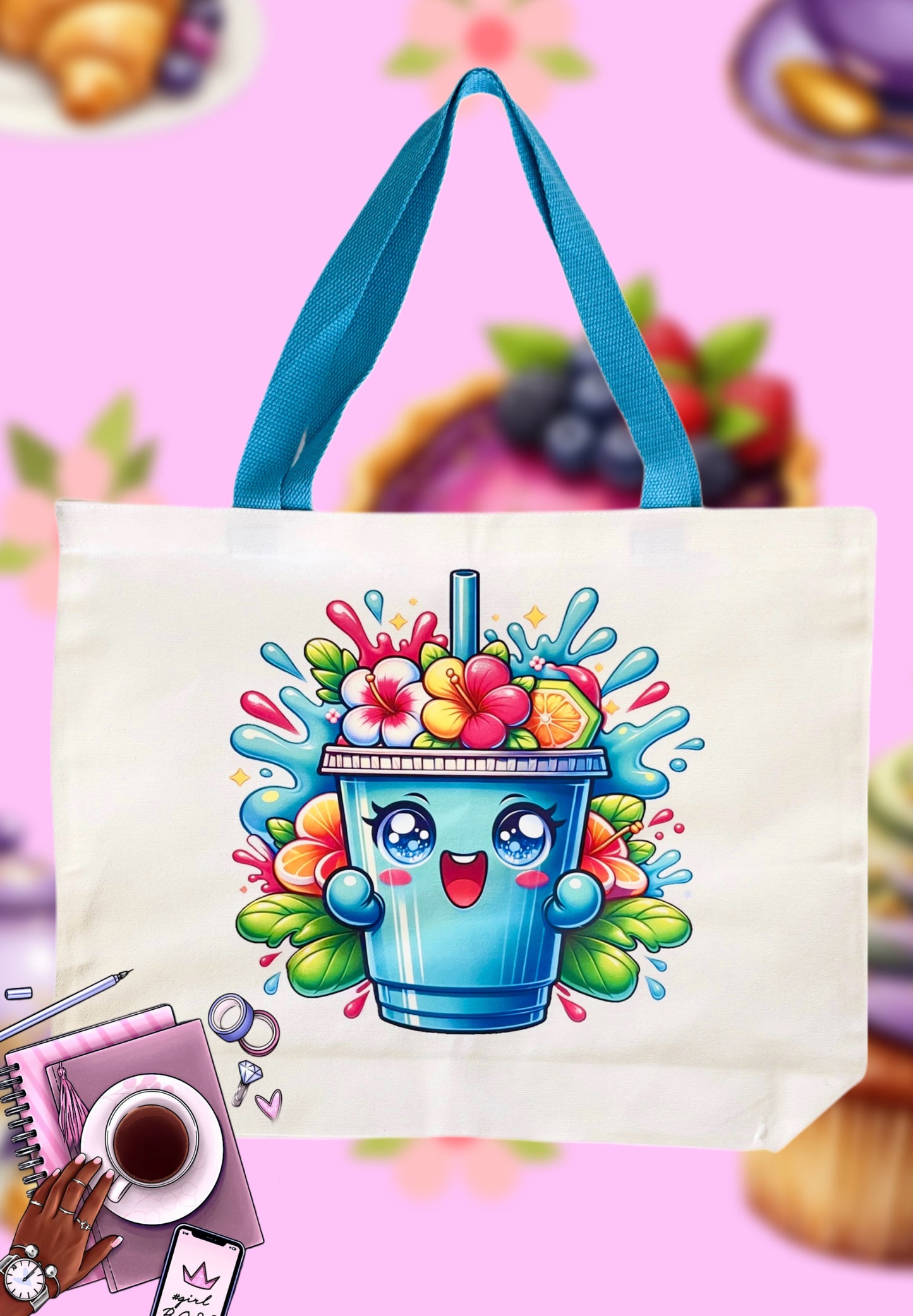 Fruity Chill Drink Tote Bag