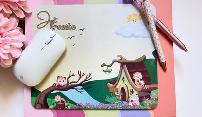 Just Breath Mouse Pad