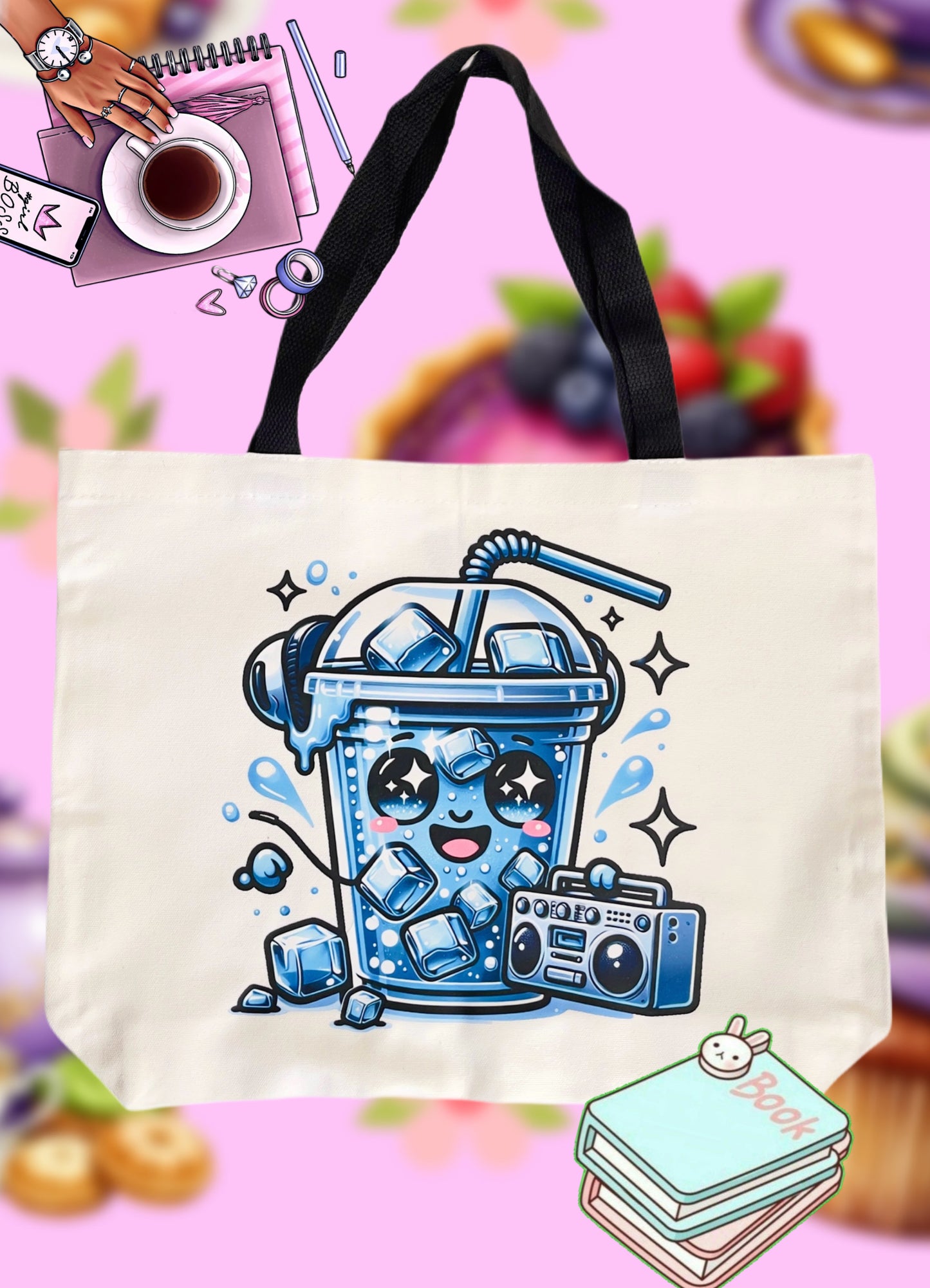 Rock Iced Drink Tote Bag