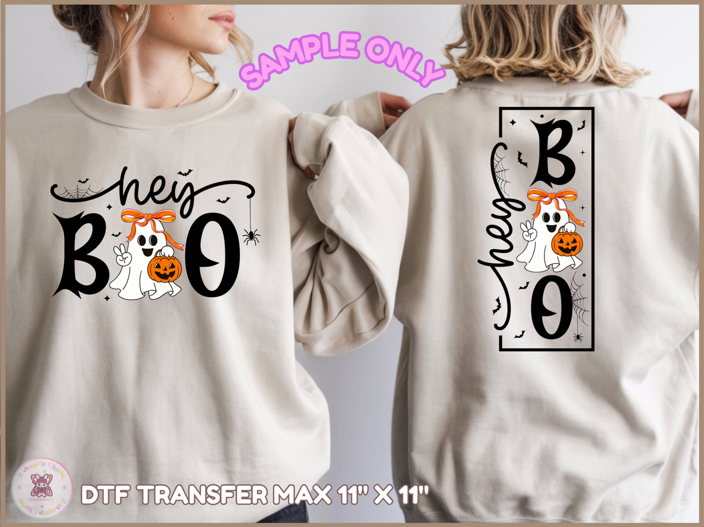 Double the Charm DTF Design 👻 DTF Transfers 11"x11" ONLY