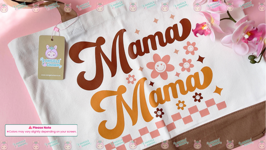 Mama Tote Bag 🌸 DTF Print