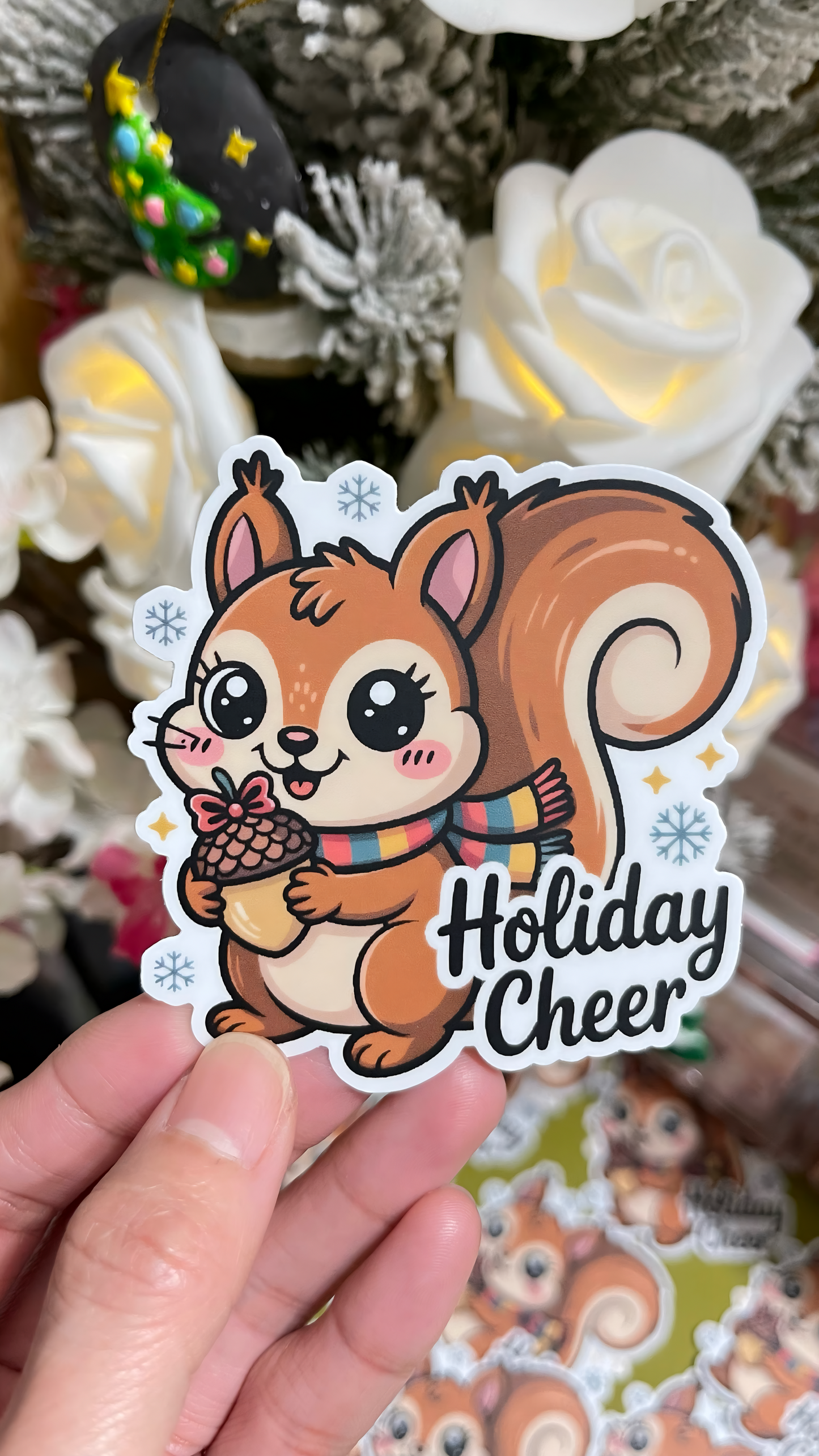 Cozy Winter Friends Vinyl Sticker Collection ⭐