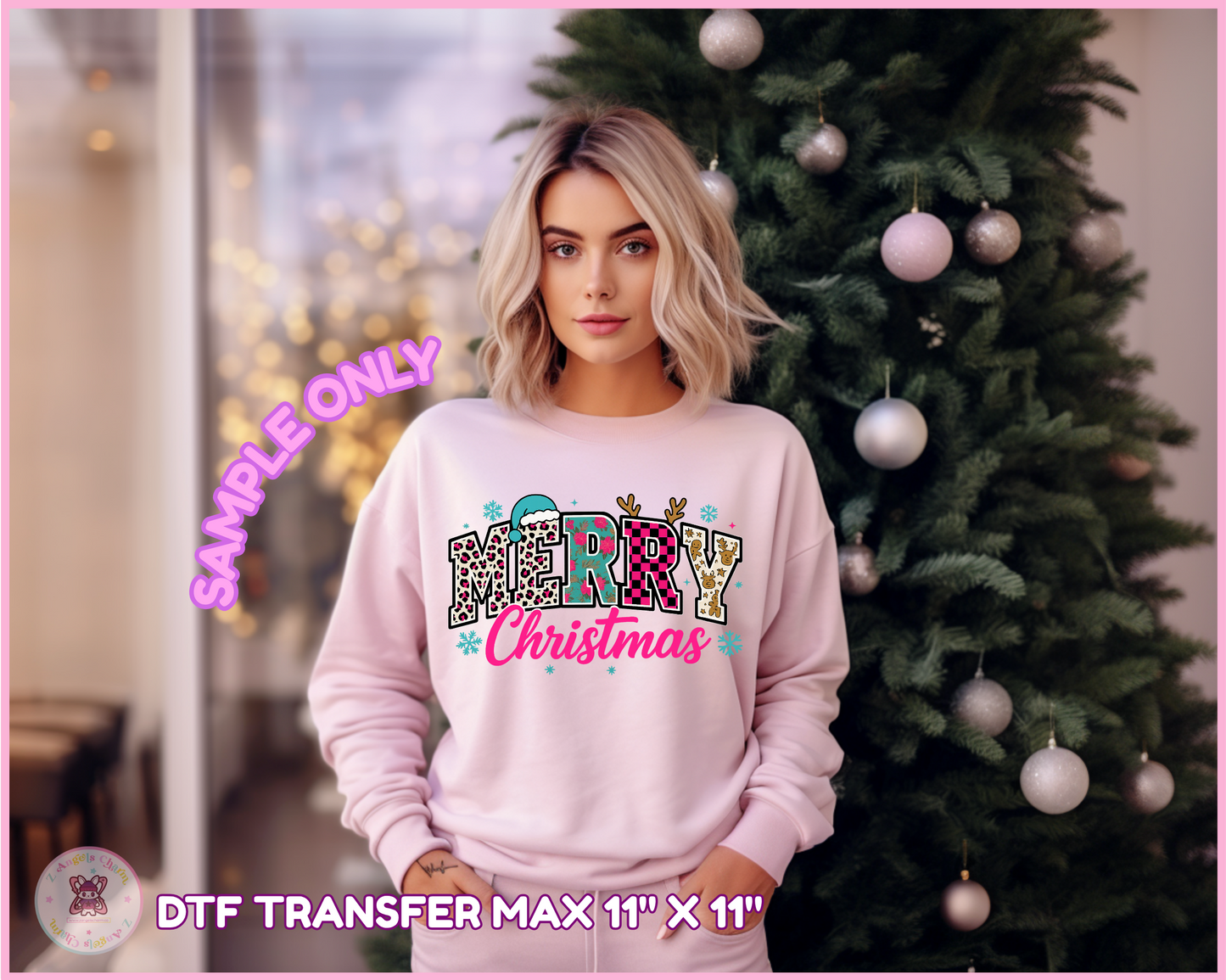 Merry Christmas 🌷 DTF Transfers (ONE SIZE)