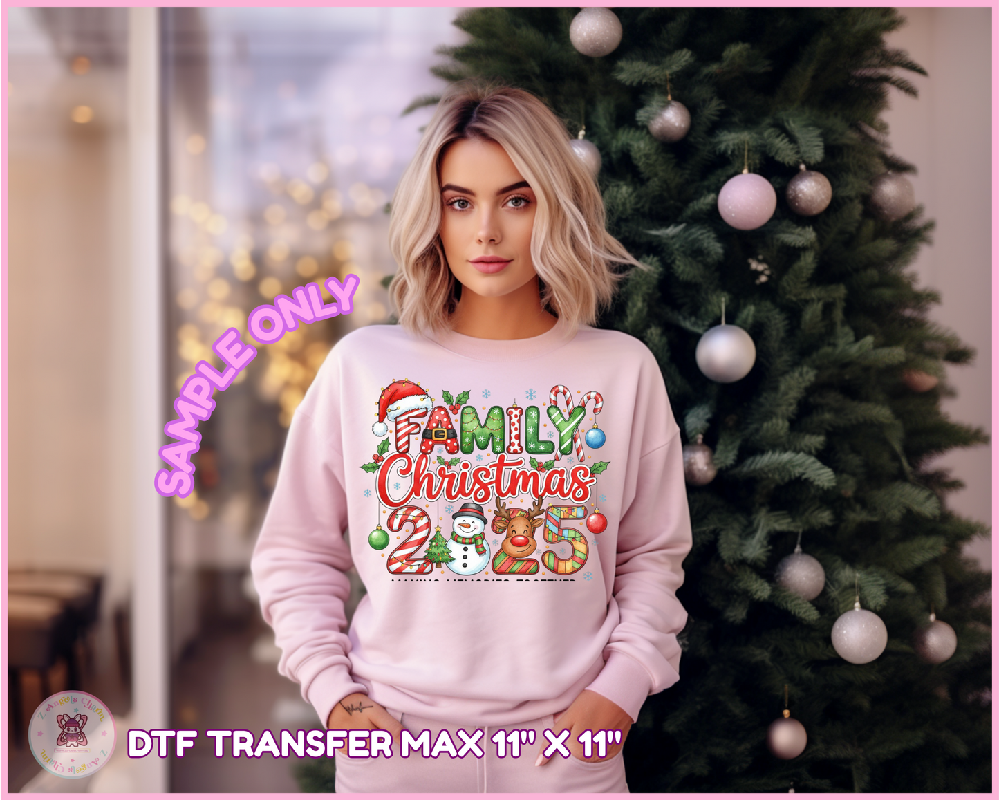 Merry Christmas 🌷 DTF Transfers (ONE SIZE)