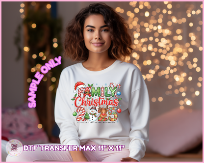 Merry Christmas 🌷 DTF Transfers (ONE SIZE)