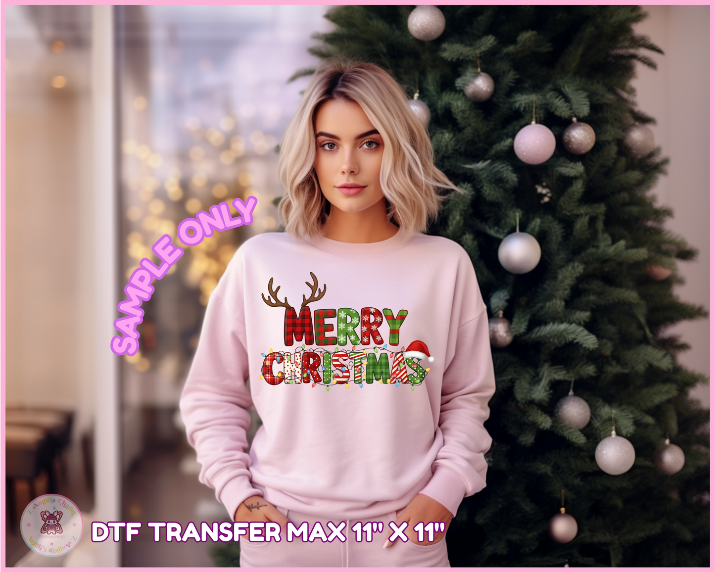 Merry Christmas 🌷 DTF Transfers (ONE SIZE)