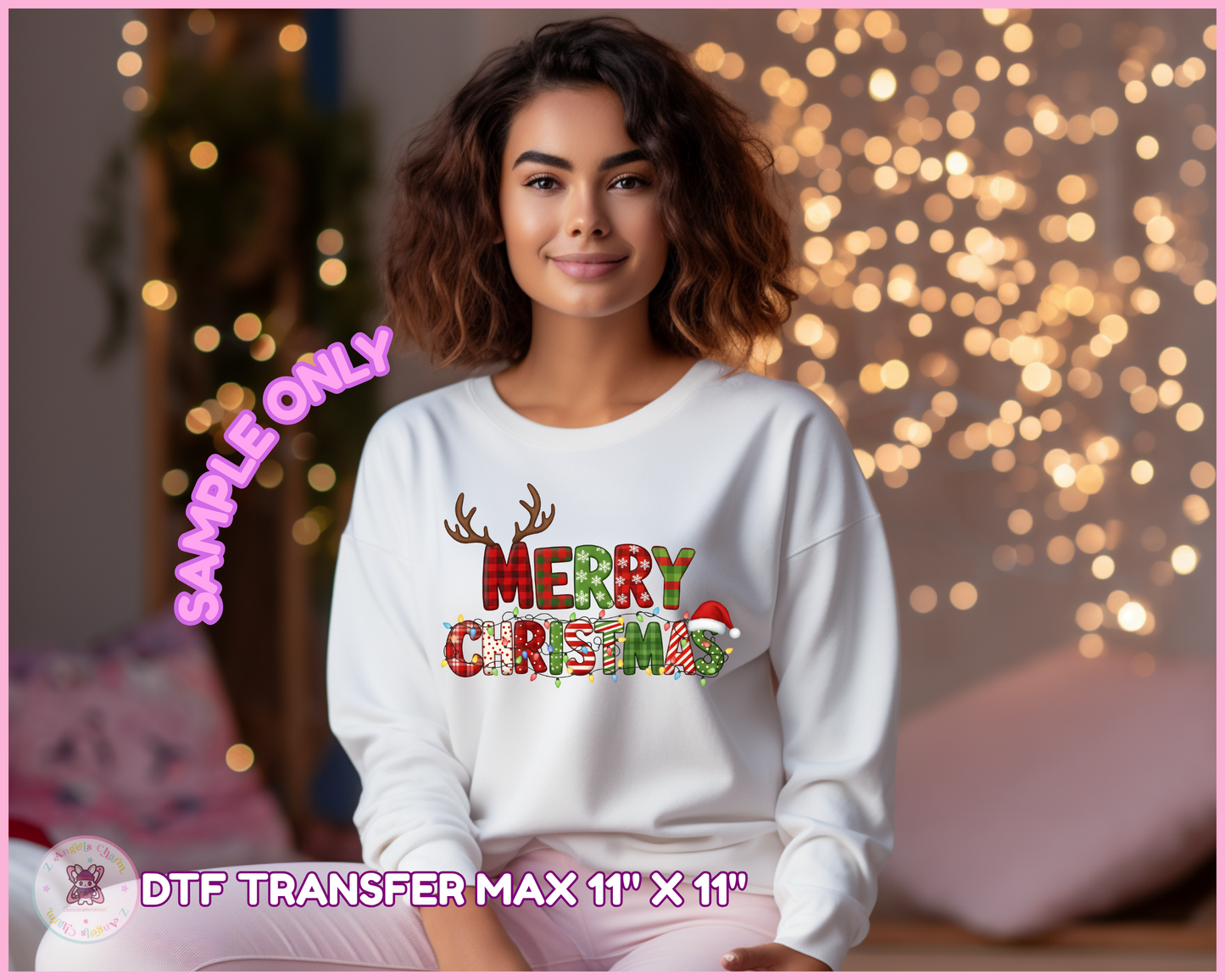 Merry Christmas 🌷 DTF Transfers (ONE SIZE)
