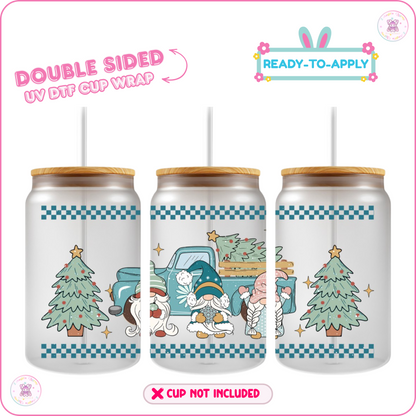 Winter Tree – 16oz. UV DTF Cup Wrap Collections 💕 Double Sided