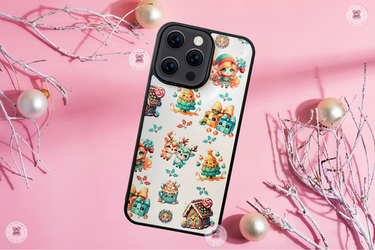 🎄 Cute Christmas Elf  iPhone Case 🌸