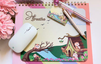 Just Breath Mouse Pad