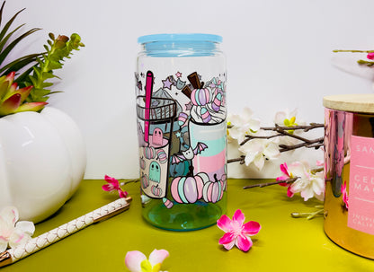 Spooky Sweet Treats Glass Can👻