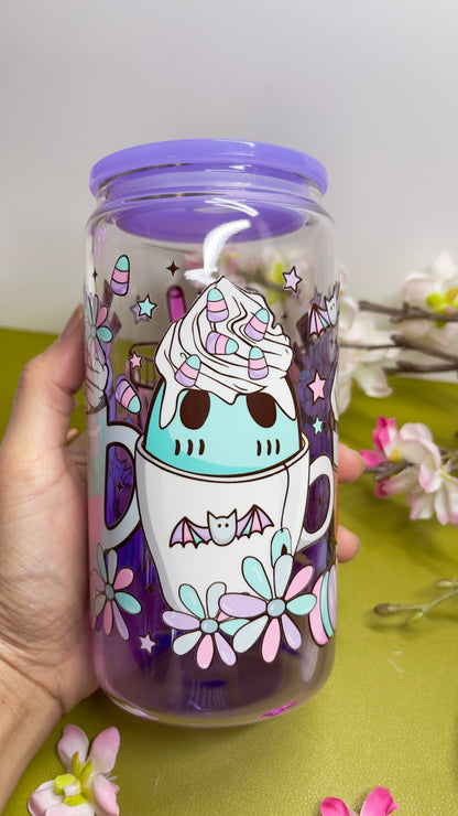 Spooky Sweet Treats Glass Can👻