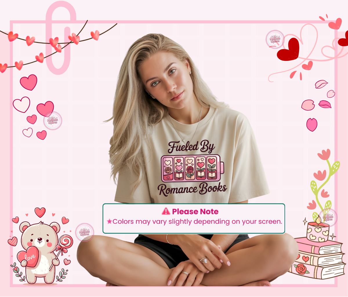 Fueled by Romance Books — Comfort Colors® Tee