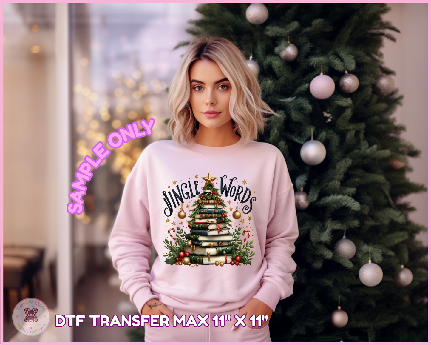 Book-tree Aesthetic DTF Transfers 🌷(up to 11"x11")