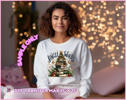 Book-tree Aesthetic DTF Transfers 🌷(up to 11"x11")