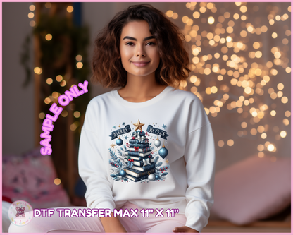 Book-tree Aesthetic DTF Transfers 🌷(up to 11"x11")