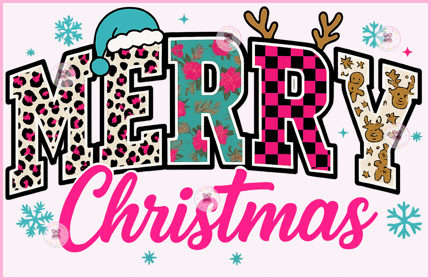 Merry Christmas 🌷 DTF Transfers (ONE SIZE)