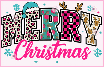 Merry Christmas 🌷 DTF Transfers (ONE SIZE)