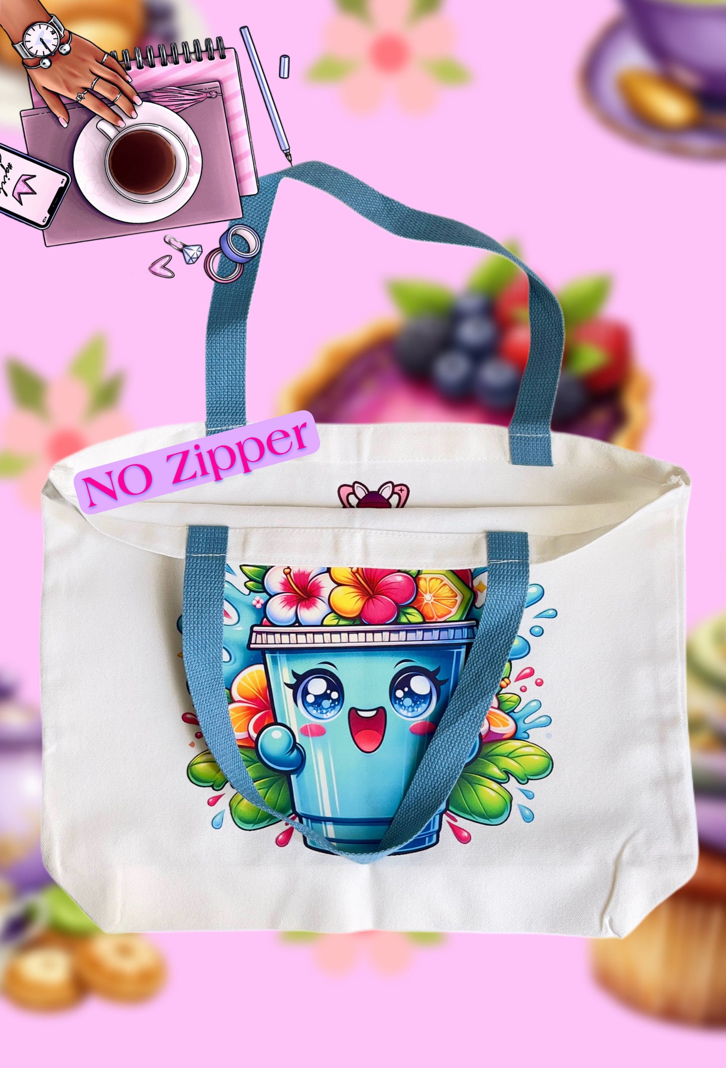 Fruity Chill Drink Tote Bag