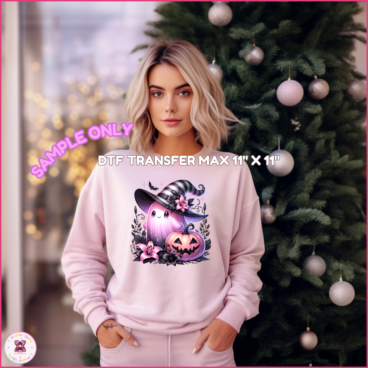 Boo-tifully Sweet Ghost 👻 DTF Transfers (up to 11"x11")