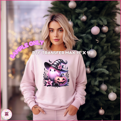 Boo-tifully Sweet Ghost 👻 DTF Transfers (up to 11"x11")