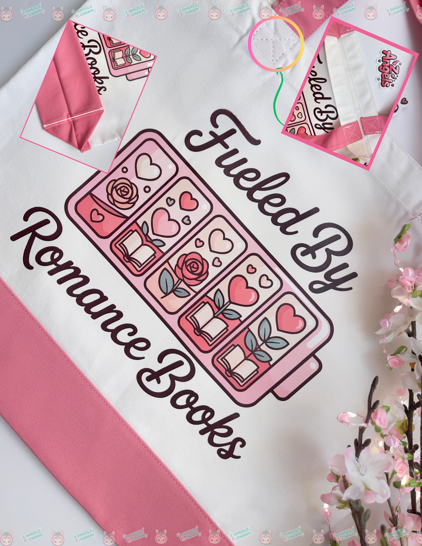 Be the Reason someone Smiles today 🌸 DTF Print Tote Bag