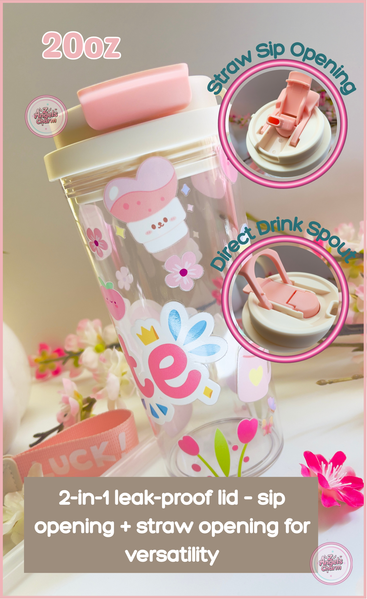 🌸 Sweet Cute Tumbler