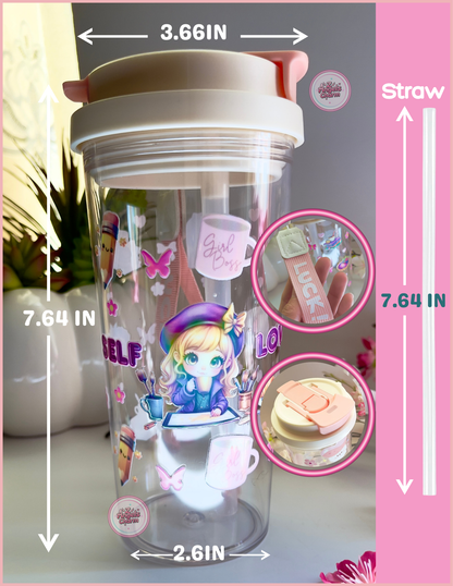 💕 Self Love Holographic Design Tumbler
