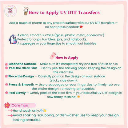 Butterfly Fairy UV DTF Transfer Cup Wrap (16oz)