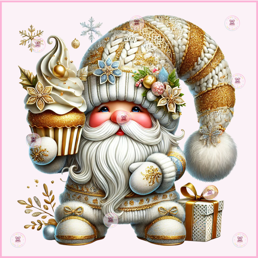 White Santa is Coming🌷 DTF Transfers (up to 11"x11")