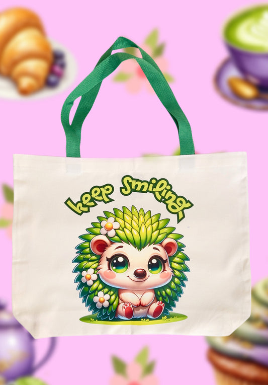 Keep Smiling Tote Bag