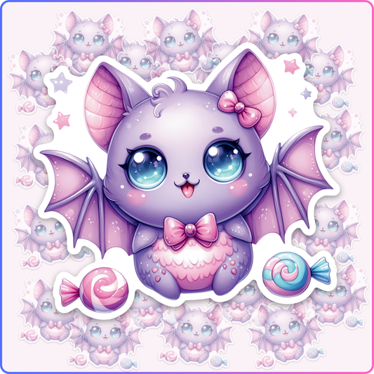 Candy Bat Cutie Vinyl Sticker
